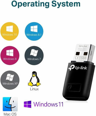 Buy TP-Link,TP-Link N300 Wi-Fi USB Adapter - TL-WN823N 300 Mbps - Gadcet.com | UK | London | Scotland | Wales| Ireland | Near Me | Cheap | Pay In 3 | Network Cards & Adapters