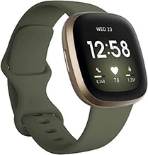 Buy Fitbit,Fitbit Versa 3 - Soft Gold Aluminium/Olive - Gadcet.com | UK | London | Scotland | Wales| Ireland | Near Me | Cheap | Pay In 3 | Watches