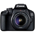 Canon,Canon EOS 4000D + EF-S 18-55mm III SLR Camera Kit 18 MP 5184 x 3456 pixels Black - Gadcet.com