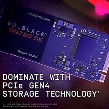 Buy WD,WD BLACK SN750 SE 1TB M.2 2280 PCIe Gen4 NVMe Gaming SSD up to 3600 MB/s read speed… - Gadcet.com | UK | London | Scotland | Wales| Ireland | Near Me | Cheap | Pay In 3 | Hard Drives