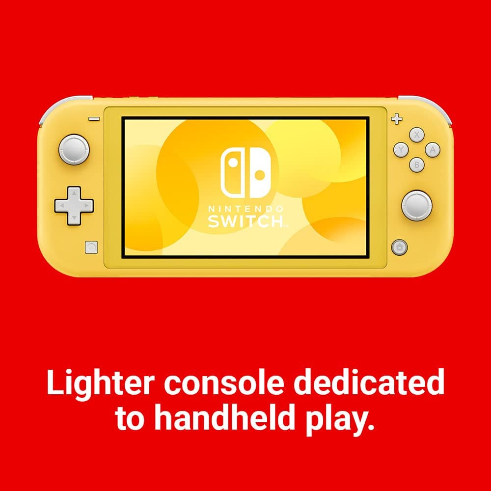 Nintendo Switch Lite Console - Yellow - Gadcet.com