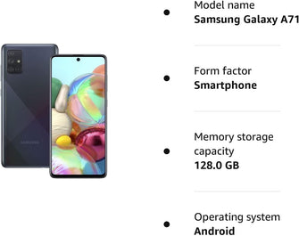 Samsung,Samsung Galaxy A71 Dual Sim 128 GB - Black - Unlocked - Gadcet.com