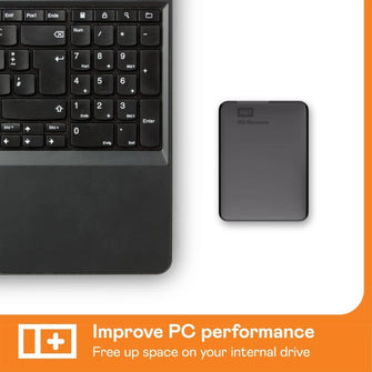 Western Digital,WD 2 TB Elements Portable External Hard Drive  - Black - Gadcet.com