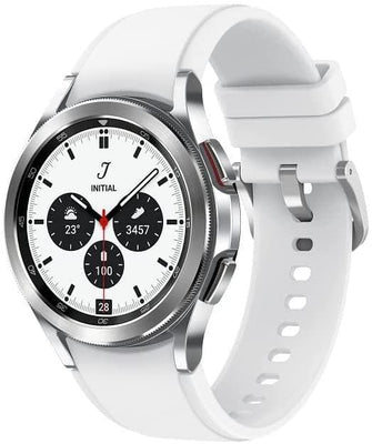 Buy Samsung,Samsung Galaxy Watch4 Classic 46mm 4G Smart Watch - Silver - Unlocked - Gadcet.com | UK | London | Scotland | Wales| Ireland | Near Me | Cheap | Pay In 3 | smart watch