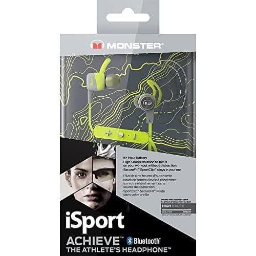 Buy Monster,Monster iSport Achieve In-Ear Bluetooth Wireless Headphones - Green - Gadcet.com | UK | London | Scotland | Wales| Ireland | Near Me | Cheap | Pay In 3 | Headphones & Headsets