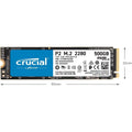 Buy Crucial,Crucial P2 500GB M.2 PCIe Gen3 NVMe Internal SSD - Up to 2400MB/s - CT500P2SSD8 - Gadcet.com | UK | London | Scotland | Wales| Ireland | Near Me | Cheap | Pay In 3 | ssd
