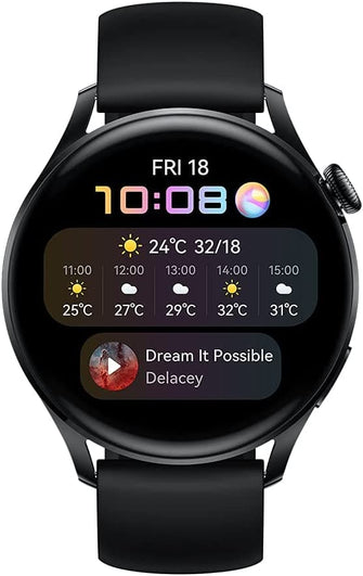 Huawei Watch 3 Active Smart Watch - Black