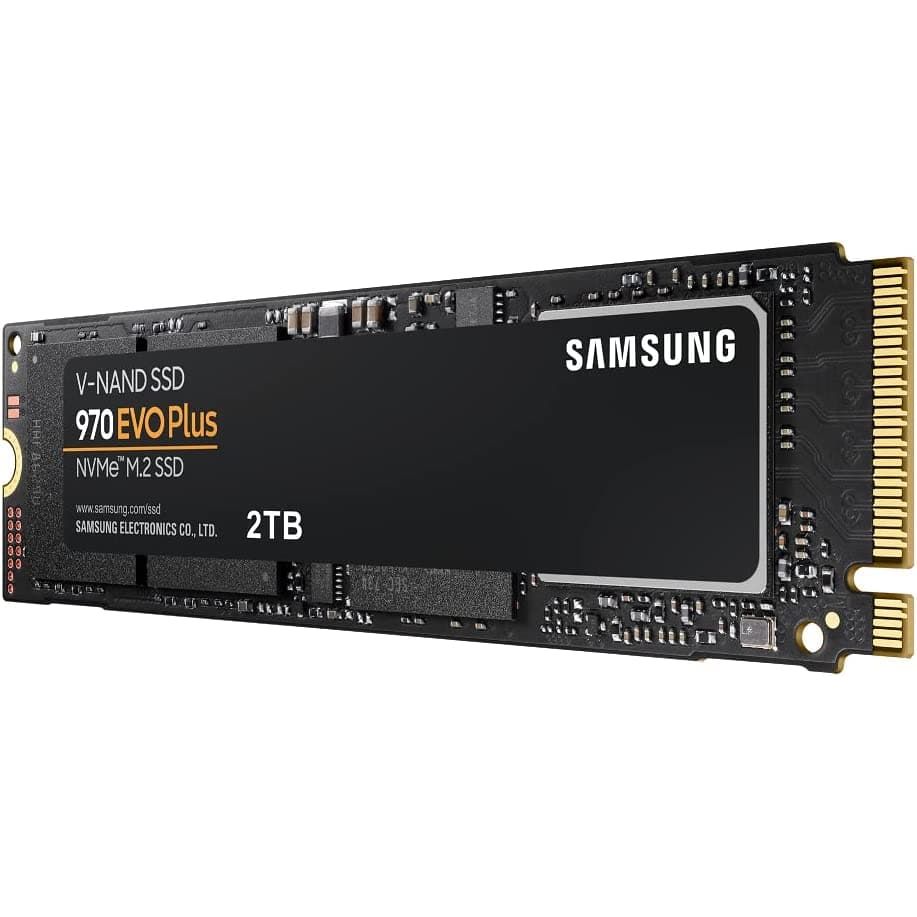 Samsung 970 EVO Plus SSD 2TB - M.2 NVMe Interface Internal Solid State Drive with V-NAND Technology (MZ-V7S2T0B/AM)