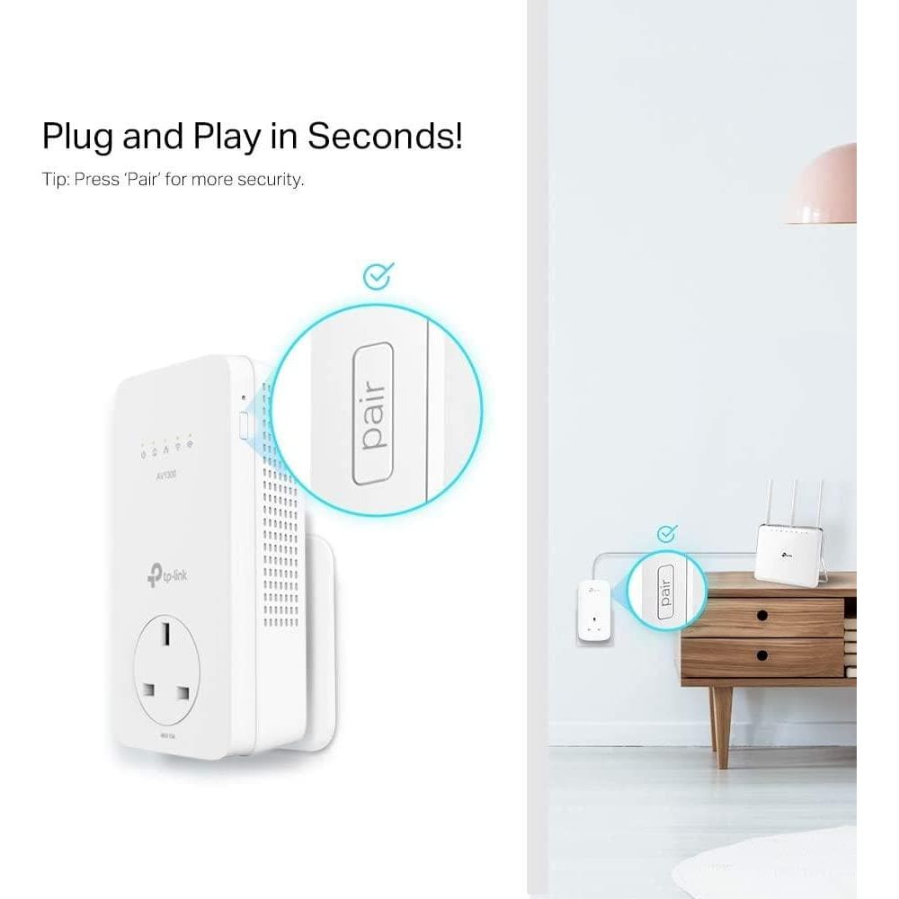 Buy TP-Link,TP-Link TL-WPA8631P AV1300 Dual-Band Powerline Adapter Kit - White - Gadcet.com | UK | London | Scotland | Wales| Ireland | Near Me | Cheap | Pay In 3 | Network Cards & Adapters