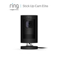 Buy Ring,Ring Stick Up Cam Elite by Amazon, HD Security Camera with Two-Way Talk, Black, Works with Alexa - Gadcet.com | UK | London | Scotland | Wales| Ireland | Near Me | Cheap | Pay In 3 | Security Monitors & Recorders