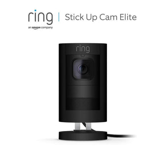 Buy Ring,Ring Stick Up Cam Elite by Amazon, HD Security Camera with Two-Way Talk, Black, Works with Alexa - Gadcet.com | UK | London | Scotland | Wales| Ireland | Near Me | Cheap | Pay In 3 | Security Monitors & Recorders