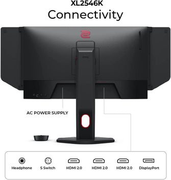 Buy BenQ,BenQ ZOWIE XL2546K 24.5 inch 240Hz Gaming Monitor | 1080P | DyAc+ | Smaller Base | Flexible height & tilt adjustment | XL Setting to Share | Customizable Quick Menu | S-Switch | Shield - Gadcet.com | UK | London | Scotland | Wales| Ireland | Near Me | Cheap | Pay In 3 | TV & Monitor Mounts