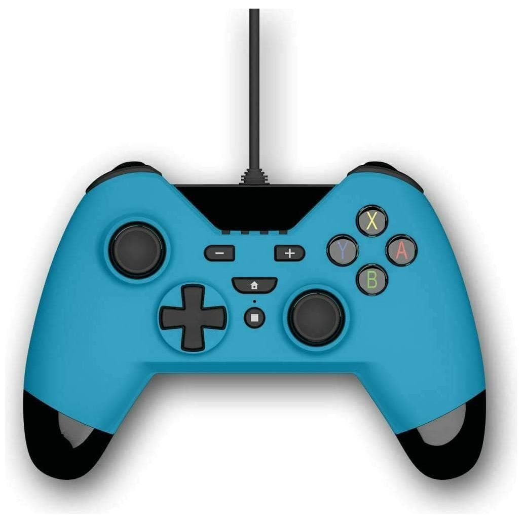 Gioteck WX4 Wired Blue Controller (Switch, PS3 & PC