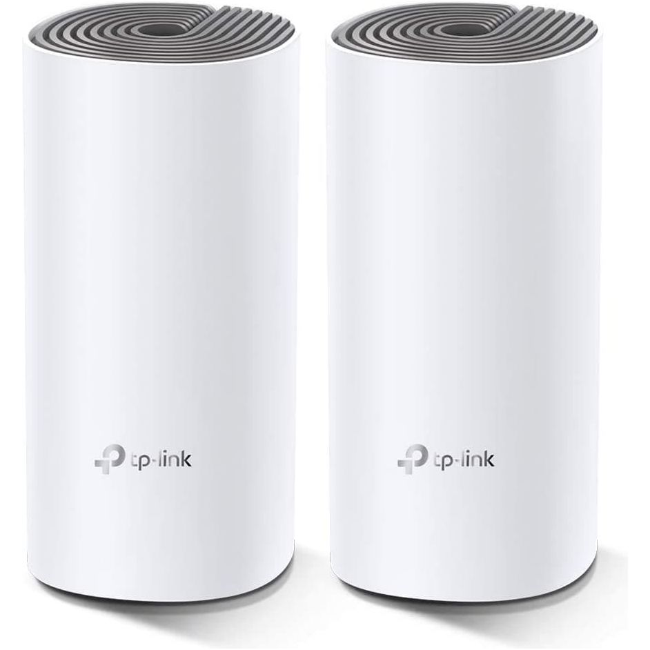 TP-Link Deco E4 Whole Home Mesh Wi-Fi System, Seamless and Speedy (AC1200) for Medium Home, Work with Amazon Echo/Alexa, Router and Wi-Fi Booster Replacement