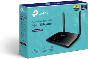 Buy TP-Link,TP-Link Archer MR200 Wireless Dual Band 4G LTE Router, AC750 - Gadcet.com | UK | London | Scotland | Wales| Ireland | Near Me | Cheap | Pay In 3 | Networking