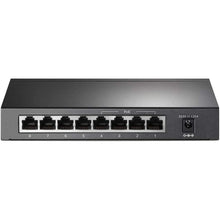 TP-Link PoE Switch 8-Port Gigabit, Ports up to 30 W For Each PoE Port and 64 W For All PoE Ports, Metal Casing, Plug and Play, - TL-SG1008P