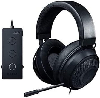 Buy Razer,Razer Kraken Tournament Edition - Wired Gaming Headset with USB Audio Controller (THX Spatial Audio, Full Audio Controls, Custom-Tuned 50mm Drivers) Black - Gadcet.com | UK | London | Scotland | Wales| Ireland | Near Me | Cheap | Pay In 3 | 