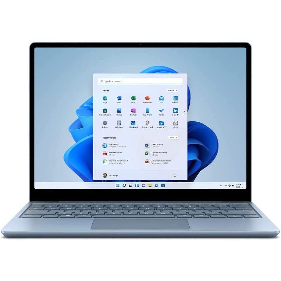 Buy Microsoft,Microsoft Surface Laptop Go 2, Intel Core i5-1135G7, 8GB RAM, 256GB SSD - Windows 11 Home - 2022 model - Ice Blue - Gadcet.com | UK | London | Scotland | Wales| Ireland | Near Me | Cheap | Pay In 3 | 