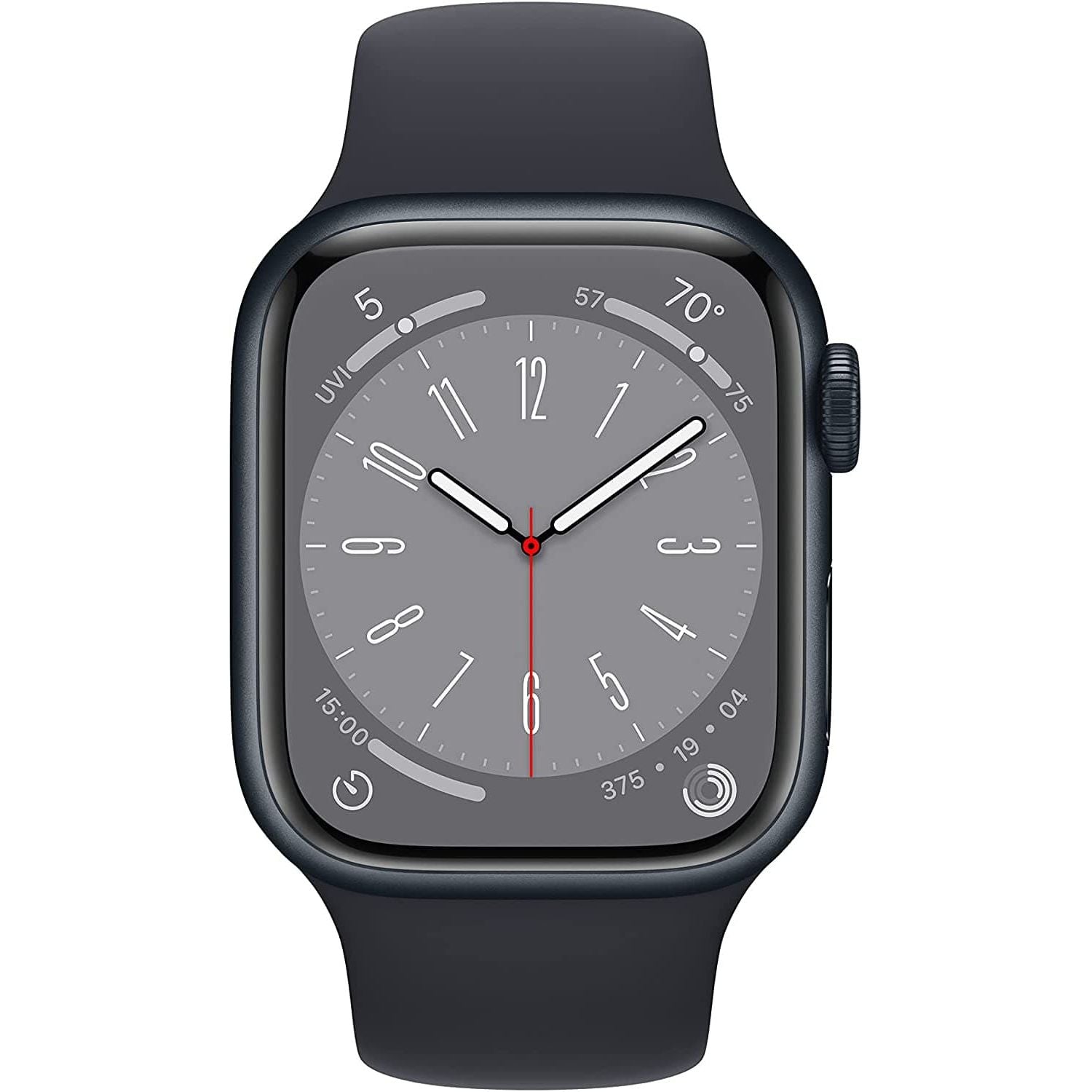 Apple,Apple Watch Series 8 (GPS + Cellular, 41mm) Smart watch - Midnight Aluminium Case with Midnight Sport Band - Gadcet.com