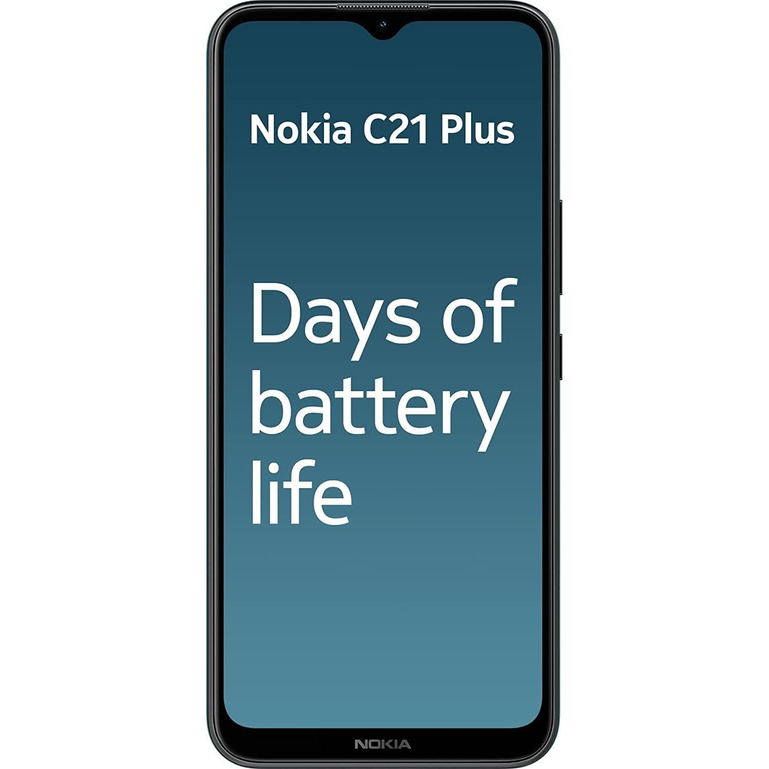 Buy nokia,Nokia C21 Plus with 6.5" HD+ Display, 13MP Dual-Camera with HDR, , Dual-Sim - Cyan - Gadcet.com | UK | London | Scotland | Wales| Ireland | Near Me | Cheap | Pay In 3 | Mobile Phones