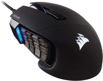 Buy Corsair,Corsair Scimitar RGB Elite, MOBA/MMO Gaming Mouse, Black, Backlit RGB LED, 18000 DPI, Optical - Gadcet.com | UK | London | Scotland | Wales| Ireland | Near Me | Cheap | Pay In 3 | Computers