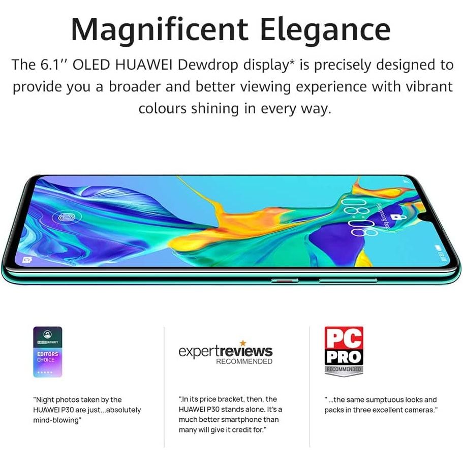 Buy Huawei,Huawei P30 128 GB 6.1 Inch - Leica Triple Camera, 6GB RAM - Gadcet.com | UK | London | Scotland | Wales| Ireland | Near Me | Cheap | Pay In 3 | 