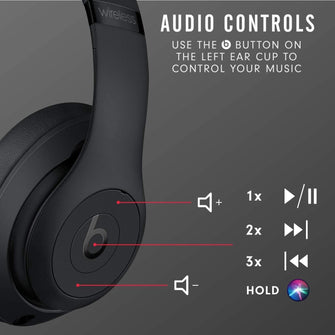 Buy Beats,Beats by Dre Studio 3 Wireless Over-Ear Headphones - Black - Gadcet.com | UK | London | Scotland | Wales| Ireland | Near Me | Cheap | Pay In 3 | Headphones