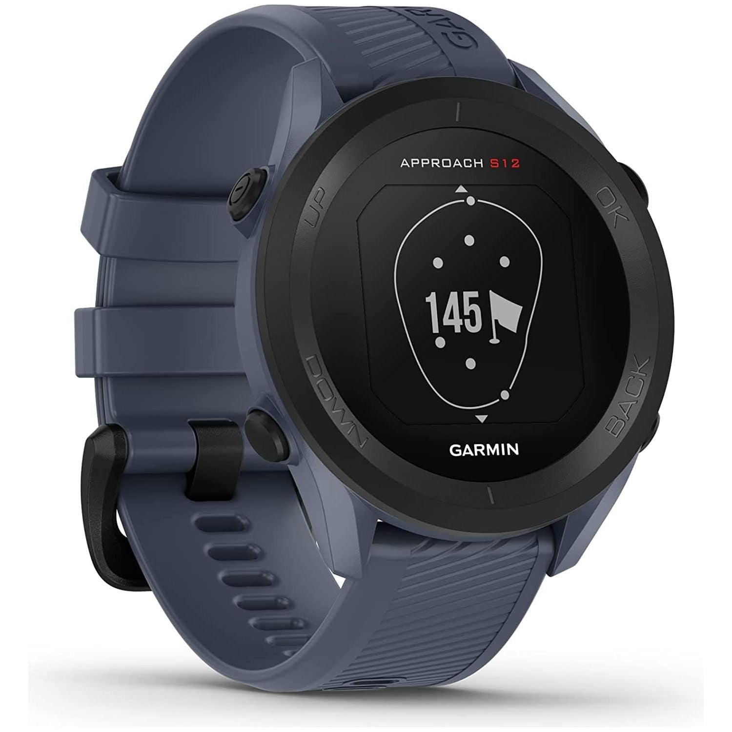 Garmin,Garmin Approach S12 GPS Golf Watch - Granite Blue - Gadcet.com