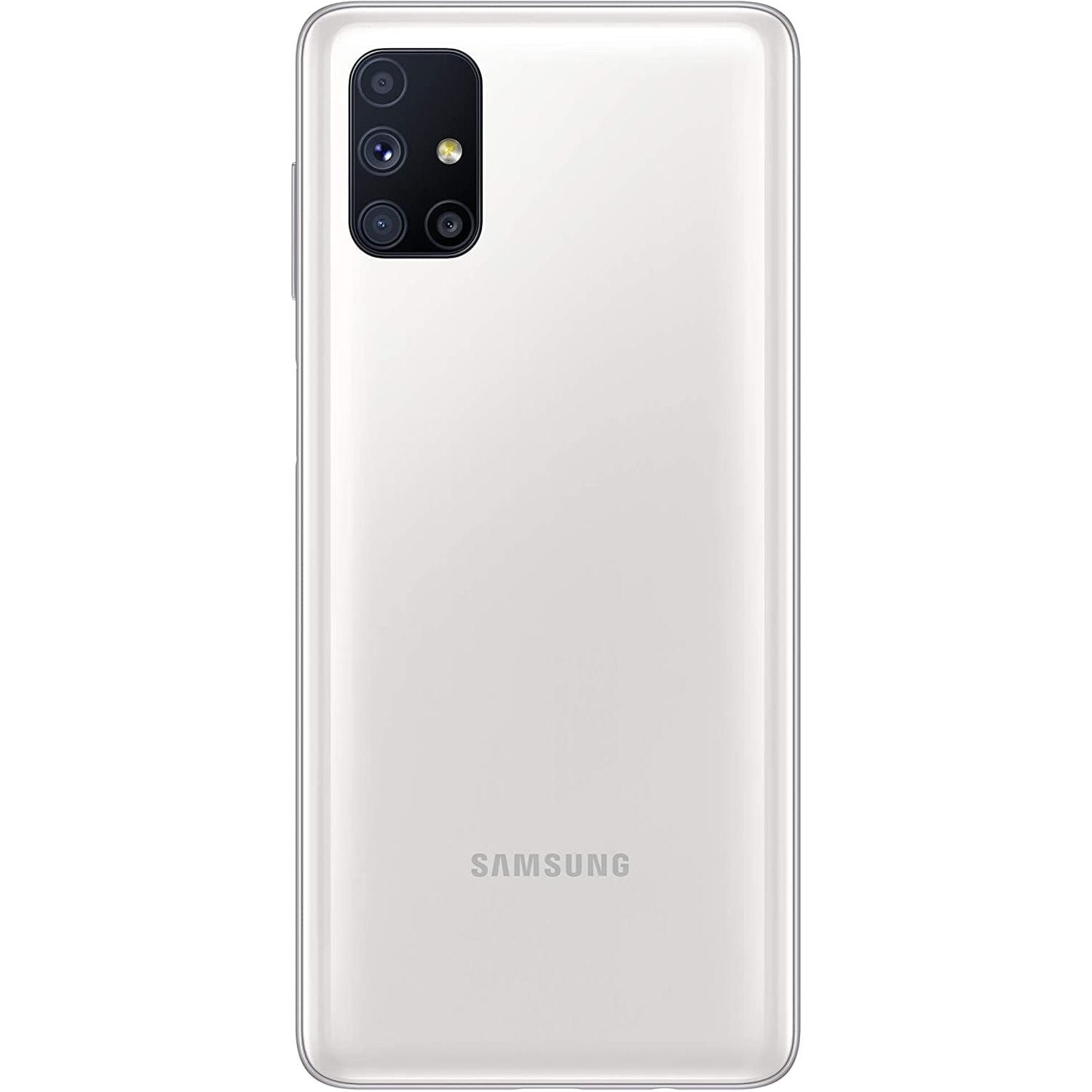 Samsung,Samsung Galaxy M51 128 GB Storage 8GB RAM 4G White (International Model) - Unlocked - Gadcet.com