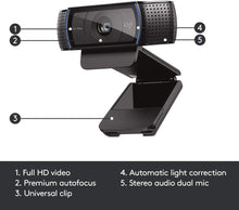 Buy Logitech,Logitech C920 HD Pro Webcam, Full HD 1080p/30fps Video Calling, Clear Stereo Audio, HD Light Correction, Works with Skype, Zoom, FaceTime, Hangouts, PC/Mac/Laptop/Macbook/Tablet - Black - Gadcet.com | UK | London | Scotland | Wales| Ireland | Near Me | Cheap | Pay In 3 | Webcams