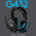 Logitech,Logitech Gaming Headset G432 981-000770 - Black/Blue - Gadcet.com