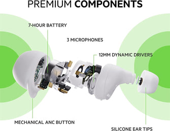 Belkin SoundForm Immerse, True Wireless Earbuds , White - Gadcet.com