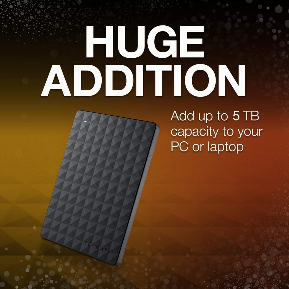 Seagate,Seagate Expansion Portable 1 TB External Hard Drive HDD – USB 3.0 for PC Laptop - Gadcet.com
