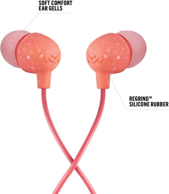 Buy House of marley,House of Marley Little Bird In-Ear Headphones , In-Line Microphone Control Earphones, Noise Isolating 9 mm Driver, Earbuds Included in 2 Sizes for Lasting Comfort, Sustainably Crafted Sound- Peach - Gadcet.com | UK | London | Scotland | Wales| Ireland | Near Me | Cheap | Pay In 3 | 