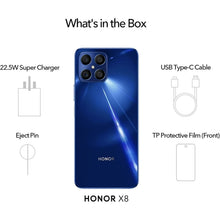 Honor,Honor X8 4G 128GB Storage, 6GB RAM, Dual Sim - Ocean Blue - Unlocked - Gadcet.com