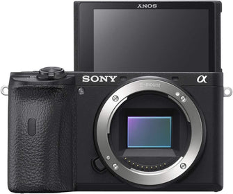 Sony,Sony Alpha 6600 | APS-C Mirrorless Camera (Fast 0.02s Autofocus, 5-axis in-body optical image stabilisation, 4K HLG, Flip Screen for Vlogging, Flip Screen for Vlogging), Black - Body Only - Gadcet.com