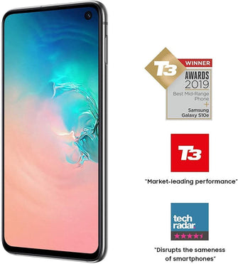 Samsung,Samsung Galaxy S10e 4G 128GB Storage 6GB RAM, EE Dual Sim, Prism White - Unlocked - Gadcet.com