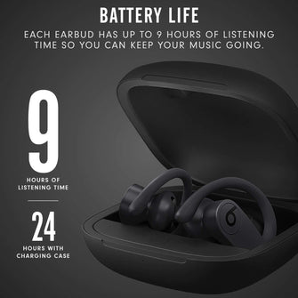 Buy Beats,Powerbeats Pro Wireless Earphones - Apple H1 Headphone Chip, Class 1 Bluetooth, 9 Hours Of Listening Time, Sweat Resistant Earbuds, Built-in Microphone - Black - Gadcet.com | UK | London | Scotland | Wales| Ireland | Near Me | Cheap | Pay In 3 | Earphones