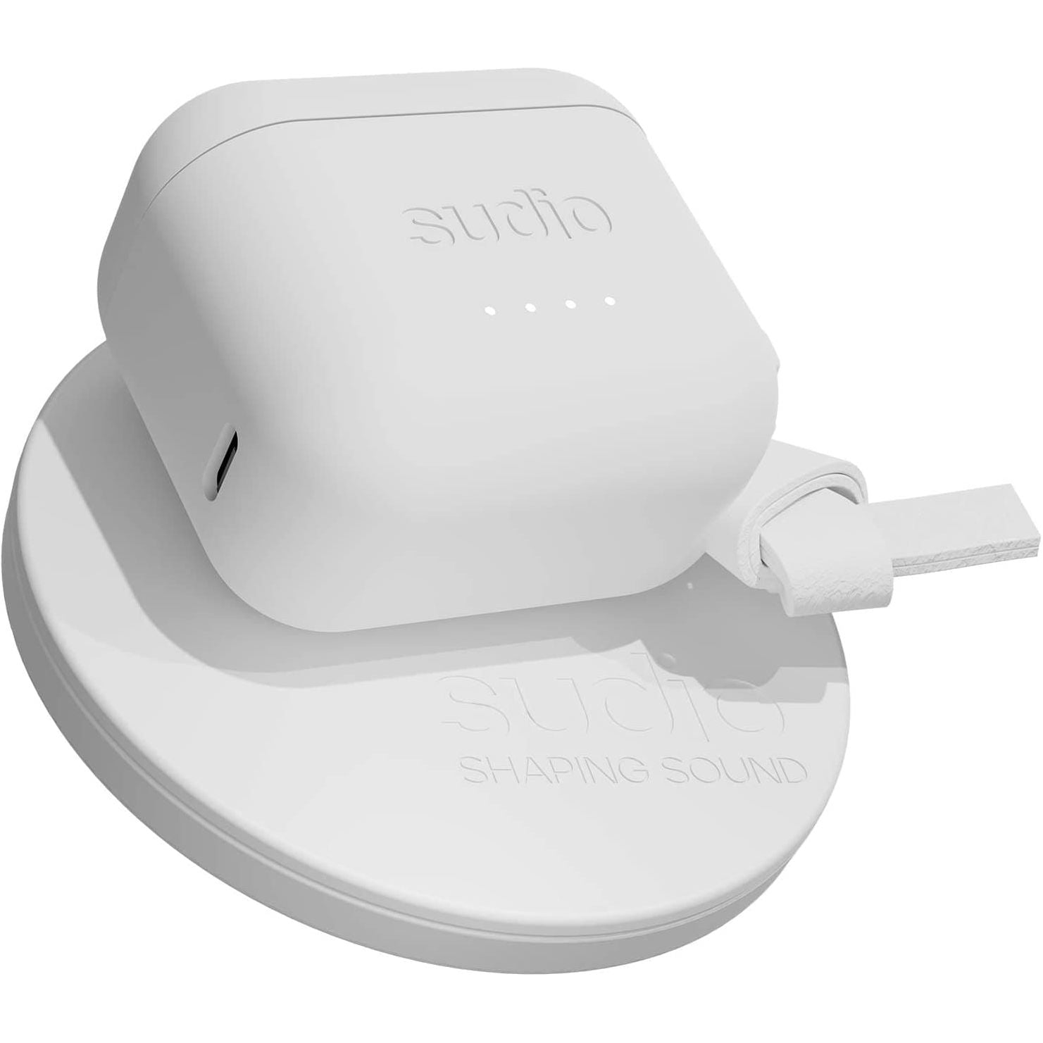 Sudio,Sudio Ett True Wireless Bluetooth Earbuds - Active Noise Cancelling, Transparency Mode, IPX5 Water Protection, 30h Battery Time, supports Wireless Charging, compatible with Android and iOS (White) - Gadcet.com