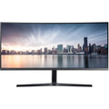 Samsung,Samsung C34H890WGR - CH89 Series - LED monitor - curved - 34" (34" viewable) - 3440 x 1440 Ultra WQHD @ 100 Hz - VA - 300 cd/m² - 3000:1-4 ms - HDMI, DisplayPort, USB-C - silver - Gadcet.com