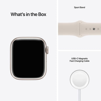 Buy Apple,Apple Watch Series 7 (GPS, 41mm) - Starlight Aluminium Case with Starlight Sport Band - Gadcet.com | UK | London | Scotland | Wales| Ireland | Near Me | Cheap | Pay In 3 | Watches