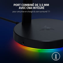 Buy Razer,Razer Base Station V2 Chroma - Chroma Enabled Headset Stand with 3.1 USB Hub and 7.1 Surround Sound (2 USB 3.1 Ports, Intergrated Headset Stand, Non-Slip Base, Chroma RGB) Black - Gadcet.com | UK | London | Scotland | Wales| Ireland | Near Me | Cheap | Pay In 3 | Headphones & Headsets