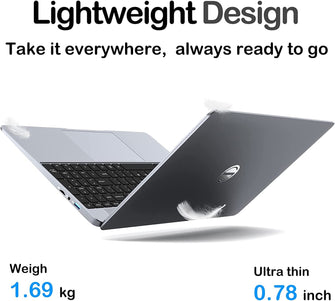 SGIN,SGIN Laptop 15.6-inch 12GB DDR4 512GB ROM SSD, Windows 11, Up to 2.8Ghz, Intel Celeron N4500, Full HD 1920x1080 IPS Display with Laptop Computer - Gadcet.com