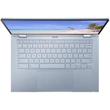 Buy ASUS,ASUS C433, 14 Inch Touchscreen ChromeBook Flip, Intel M3 Processor, 64 GB eMMC, 4 GB RAM, Chrome OS, Silver/Blue - Gadcet.com | UK | London | Scotland | Wales| Ireland | Near Me | Cheap | Pay In 3 | Laptops