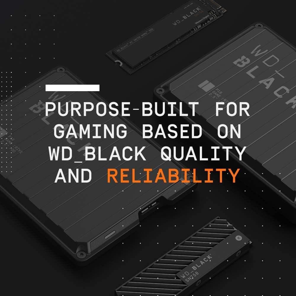 Buy WD,Western Digital WD BLACK P10 4TB Game Drive - Gadcet.com | UK | London | Scotland | Wales| Ireland | Near Me | Cheap | Pay In 3 | Hard Drive Accessories