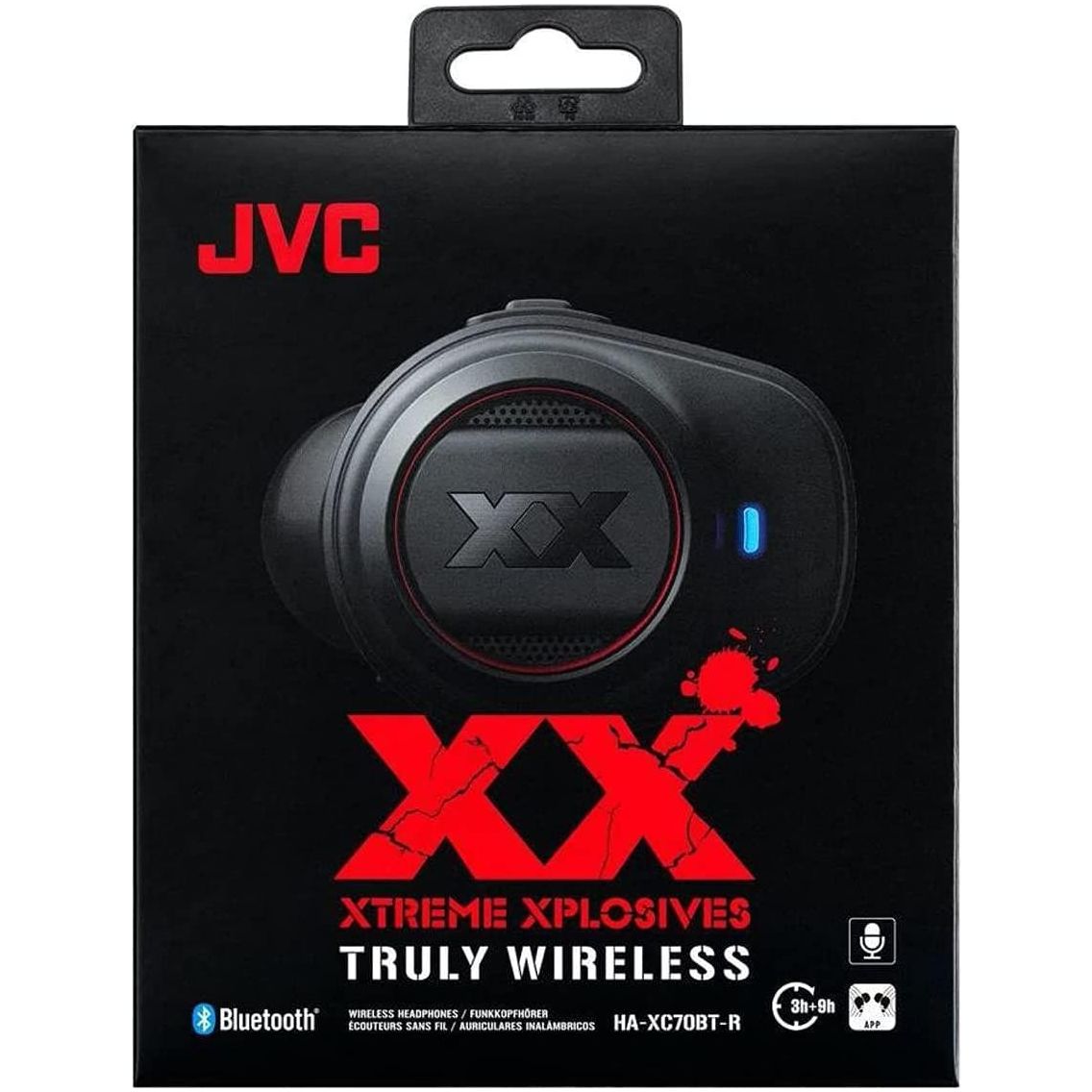 Buy JVC,JVC HA-XC70BT In-Ear Wireless Headphones - Black/Red - Gadcet.com | UK | London | Scotland | Wales| Ireland | Near Me | Cheap | Pay In 3 | Headphones
