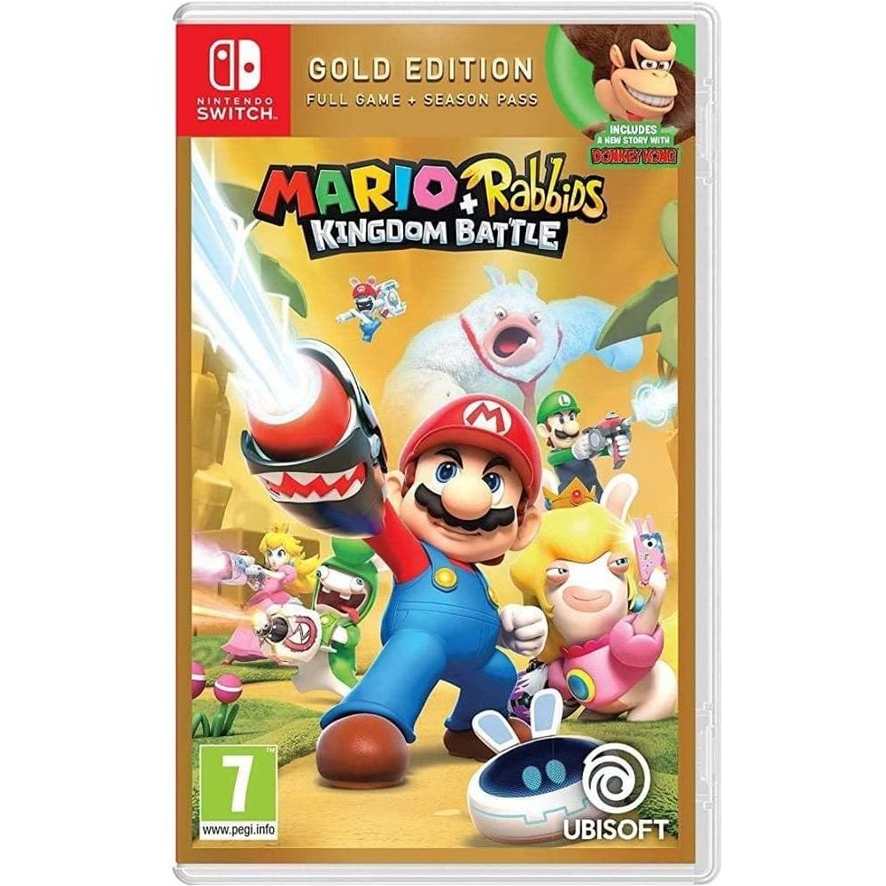 Buy Nintendo,Mario Plus Rabbids Kingdom Battle Gold Edition (Nintendo Switch) - Gadcet.com | UK | London | Scotland | Wales| Ireland | Near Me | Cheap | Pay In 3 | Games