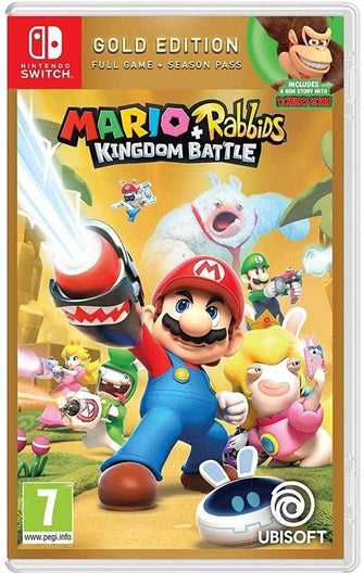 Buy Nintendo,Mario Plus Rabbids Kingdom Battle Gold Edition (Nintendo Switch) - Gadcet.com | UK | London | Scotland | Wales| Ireland | Near Me | Cheap | Pay In 3 | Games