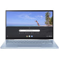 Buy ASUS,ASUS C433, 14 Inch Touchscreen ChromeBook Flip, Intel M3 Processor, 64 GB eMMC, 4 GB RAM, Chrome OS, Silver/Blue - Gadcet.com | UK | London | Scotland | Wales| Ireland | Near Me | Cheap | Pay In 3 | Laptops