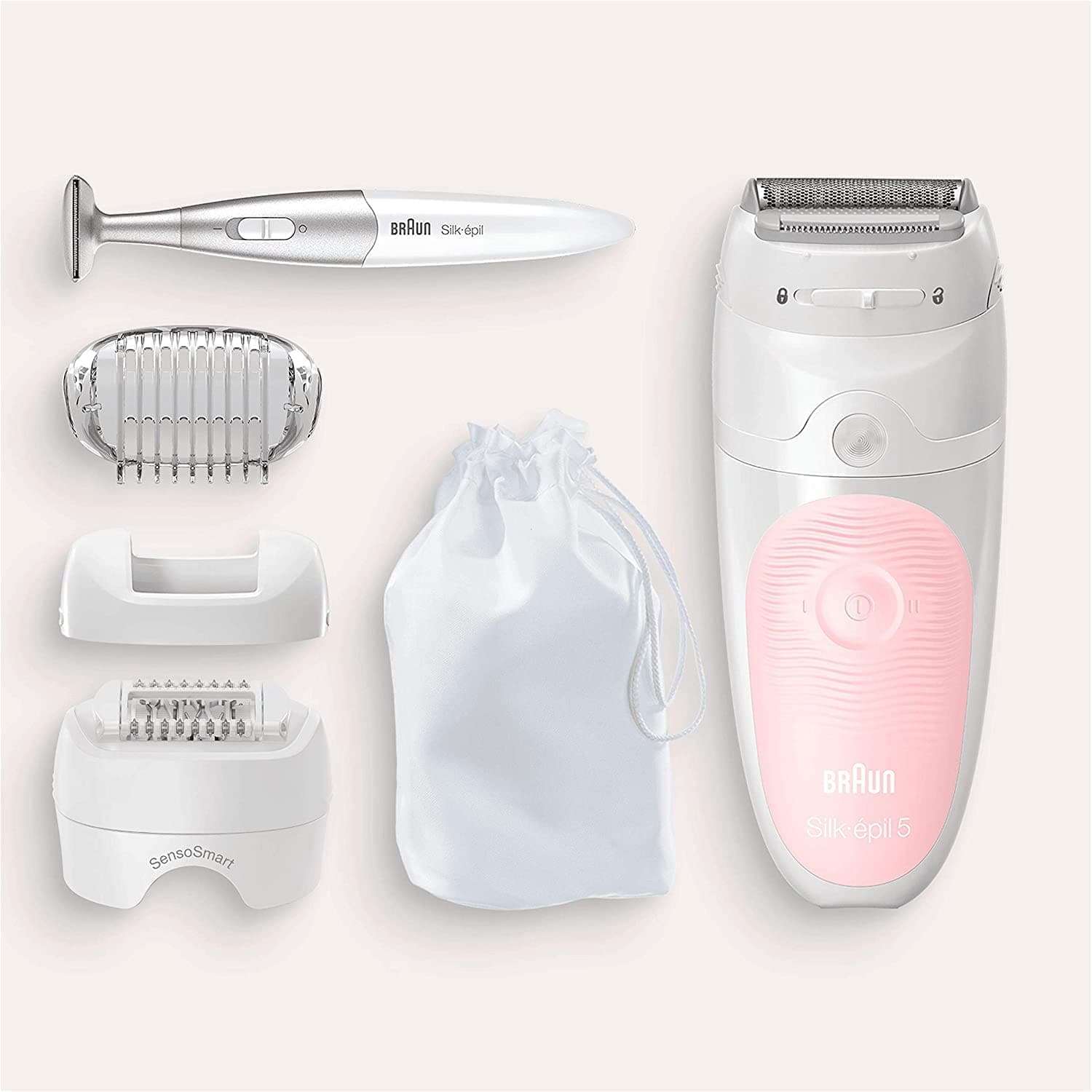 Braun FaceSpa 851V 3-in-1 Facial Epilator